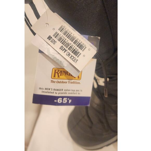 Ranger Trucker Nylon Pac Boots Men’s 8 NWT ‑65°F Rated 14\